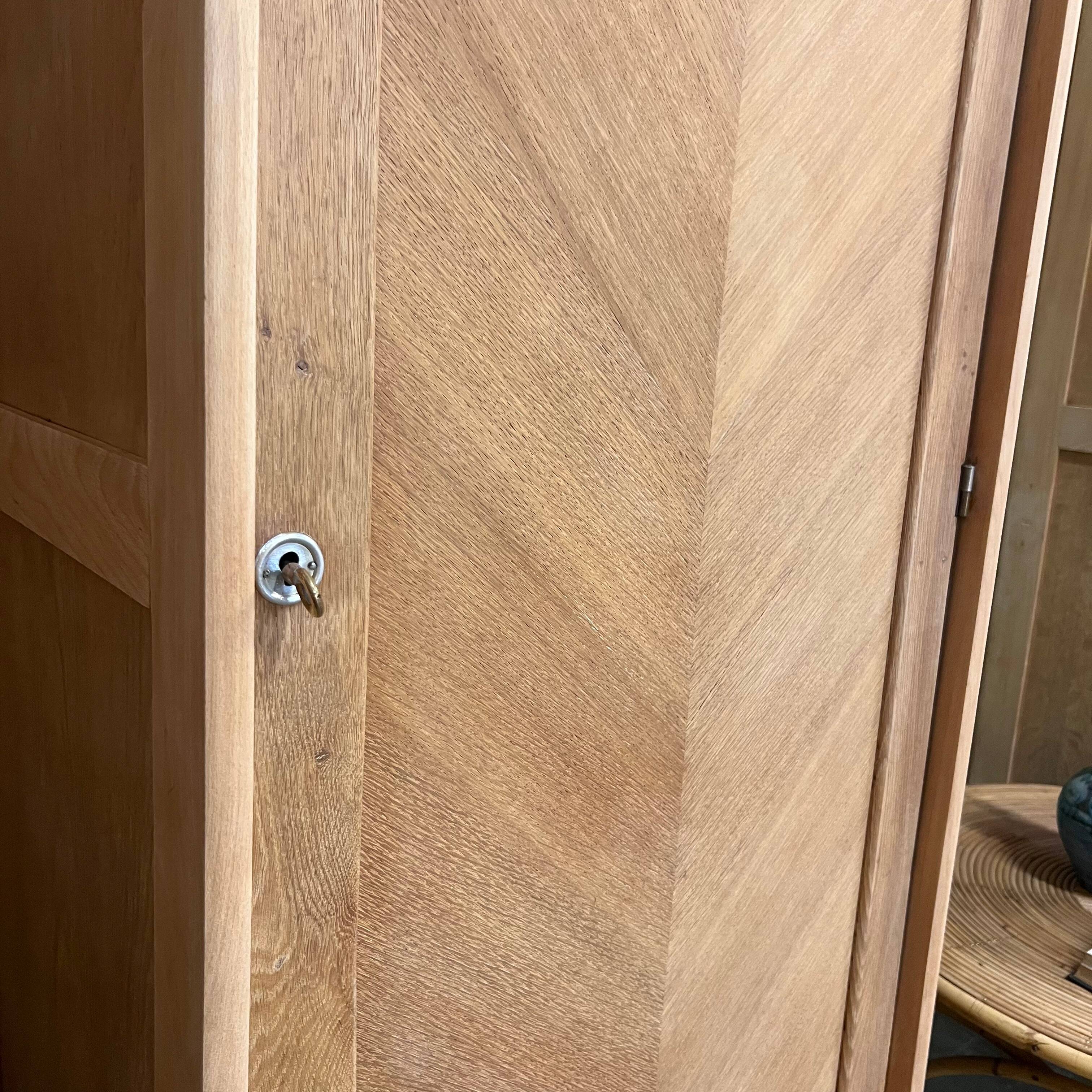Vintage oak wardrobe