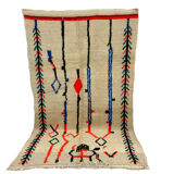 Handmade moroccan berber carpet 262 x 151 cm