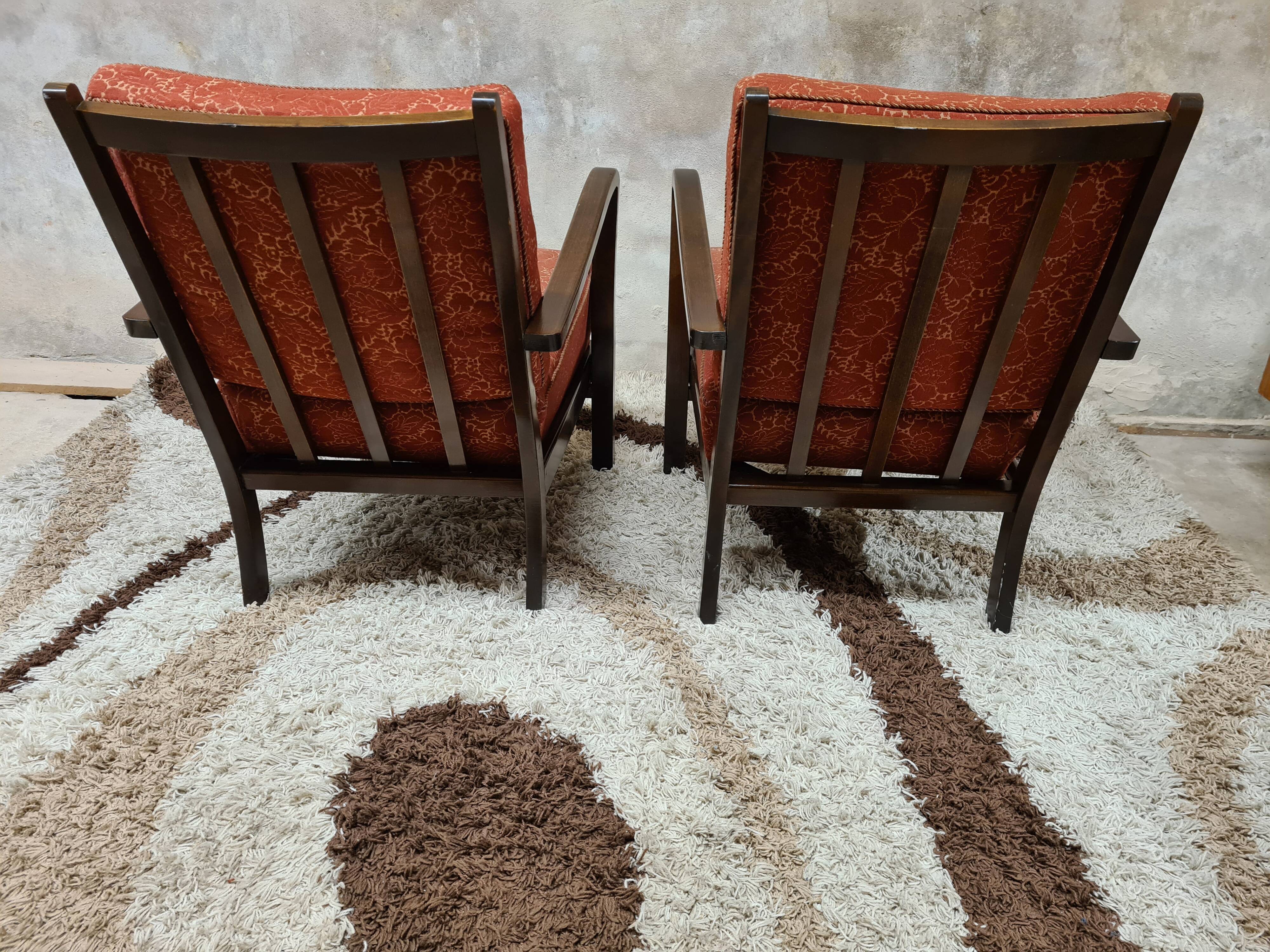Pair of vintage armchairs year 1950