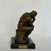 Bronze Sculpture, The Thinker Bronze Sculpture, Rodin Bronze Statue