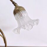 Table lamp in brass art deco tulip 1930