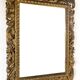 Ancient Florentine mirror – carved and gilded wooden frame – Baroque style