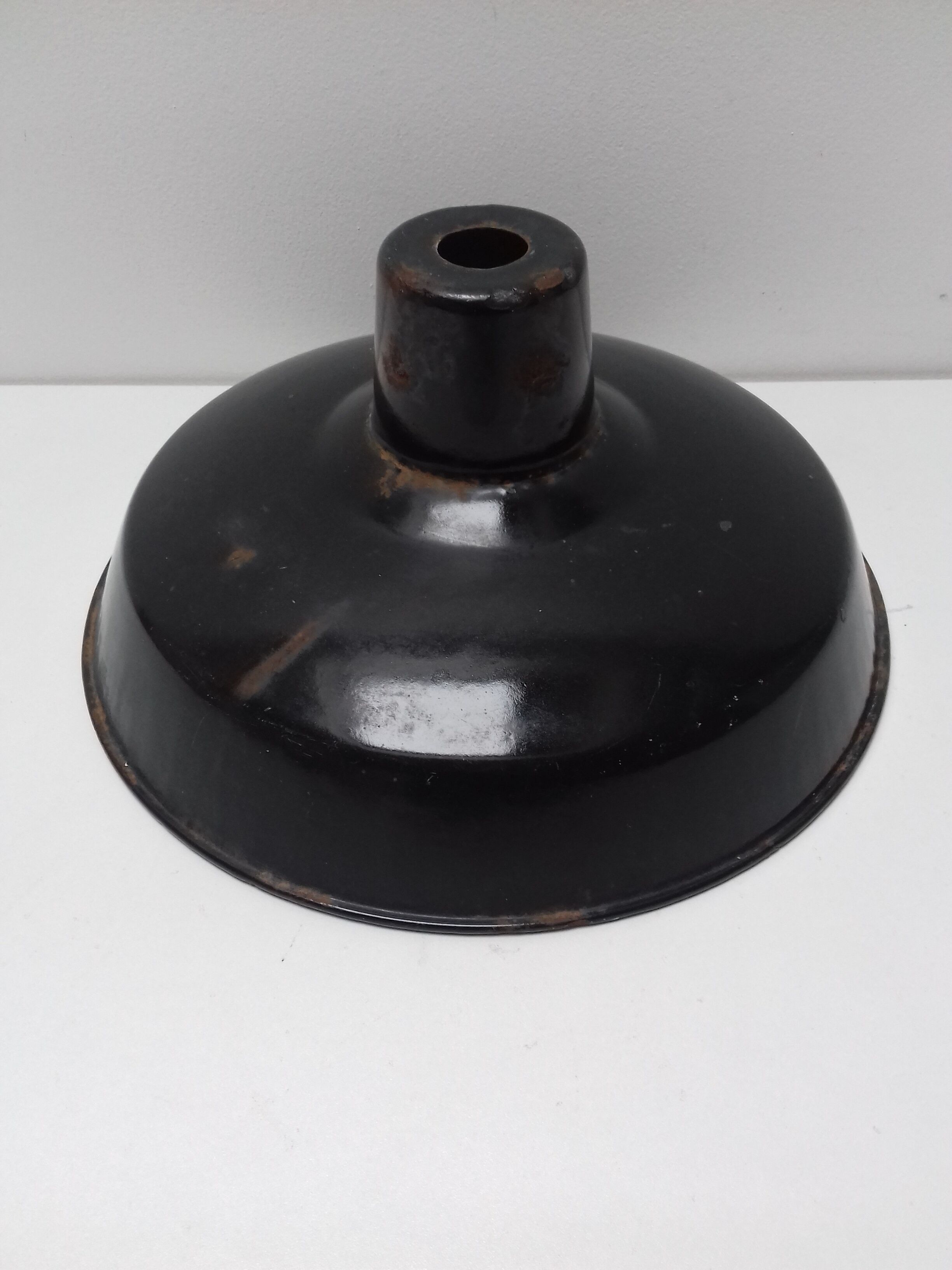 Black enamelled day blind 30cm