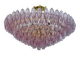 Carlo Scarpa Style Mid-Century Murano Glass Poliedri Chandelier by Venini