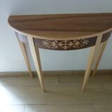half-moon console