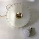 Vintage opaline hanging lamp