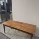 Rustic farmhouse table in solid cherry wood 19th century - 1m91.5