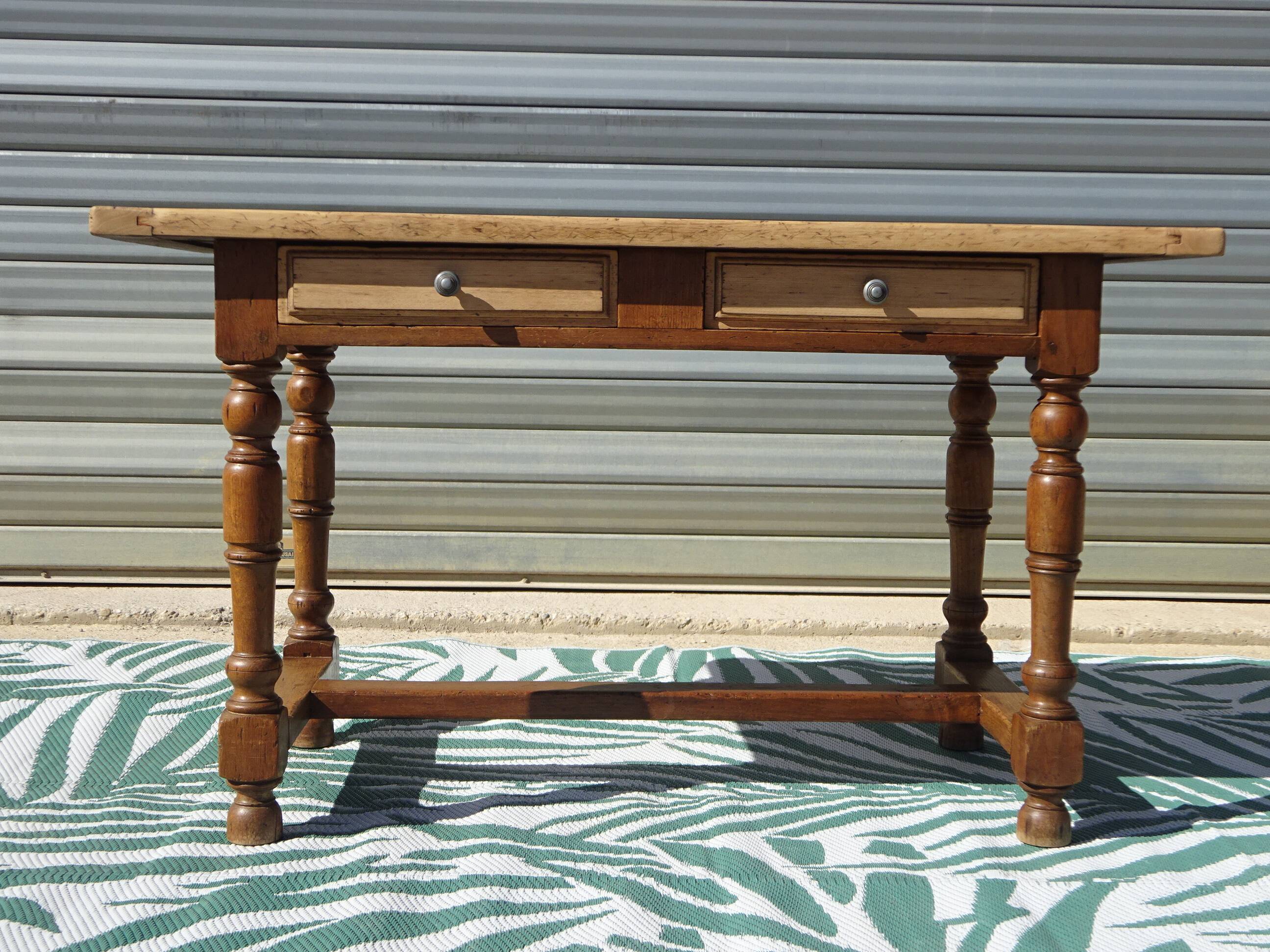 table/desk made of solid oak