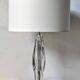 Lampe moderniste cristal Daum