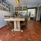 Large farmhouse table from Tonge in restored solid oak – 220 cm