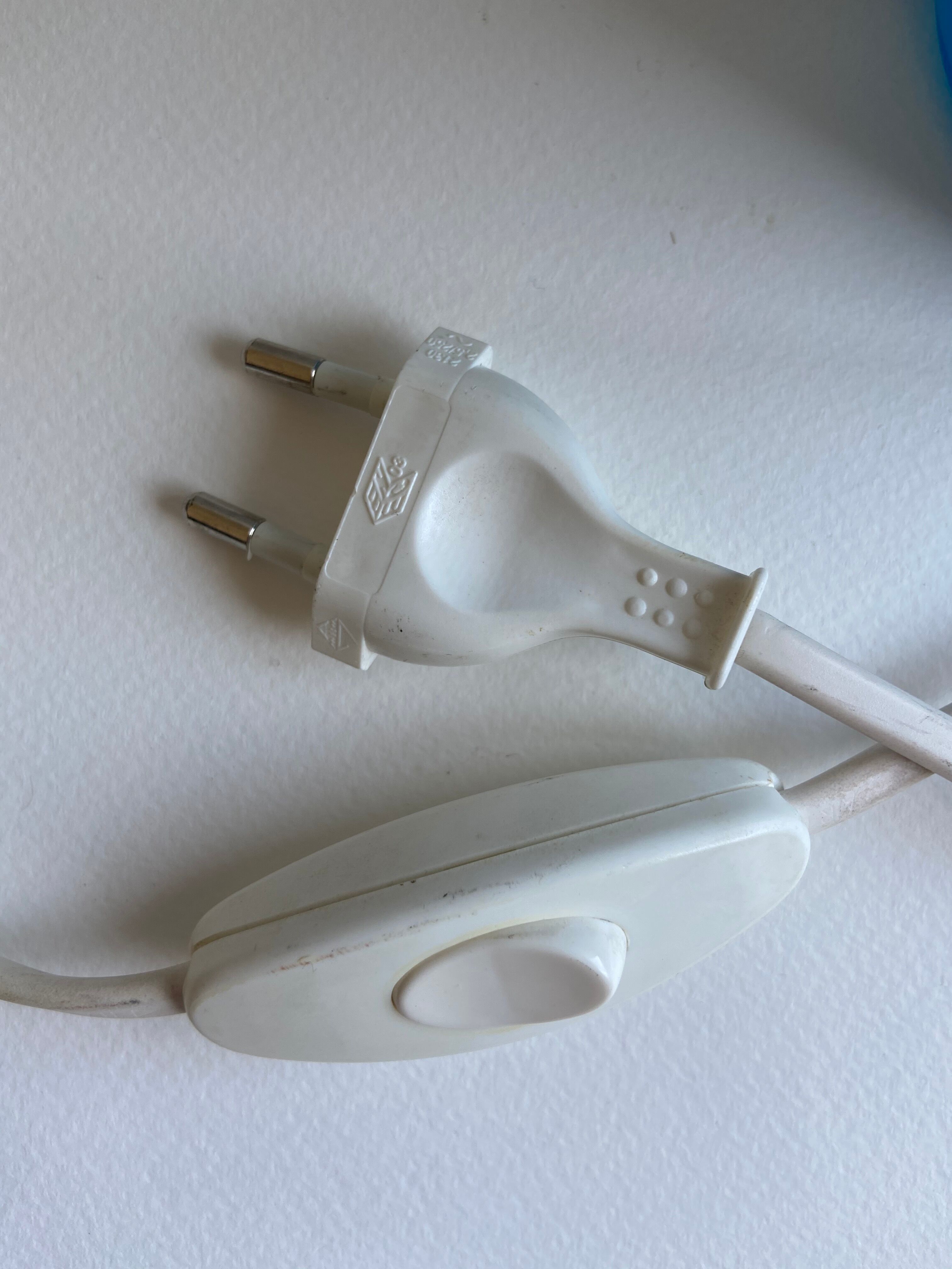 Blue Scandinavian table lamp