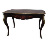 Flat desk with large drawer Louis XV style Napoleon III 1848-1870 XIX th century