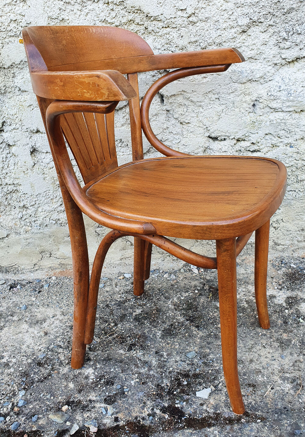 Baumann office chair, brewery, wood