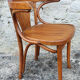 Fauteuil de bureau, brasserie Baumann, bois