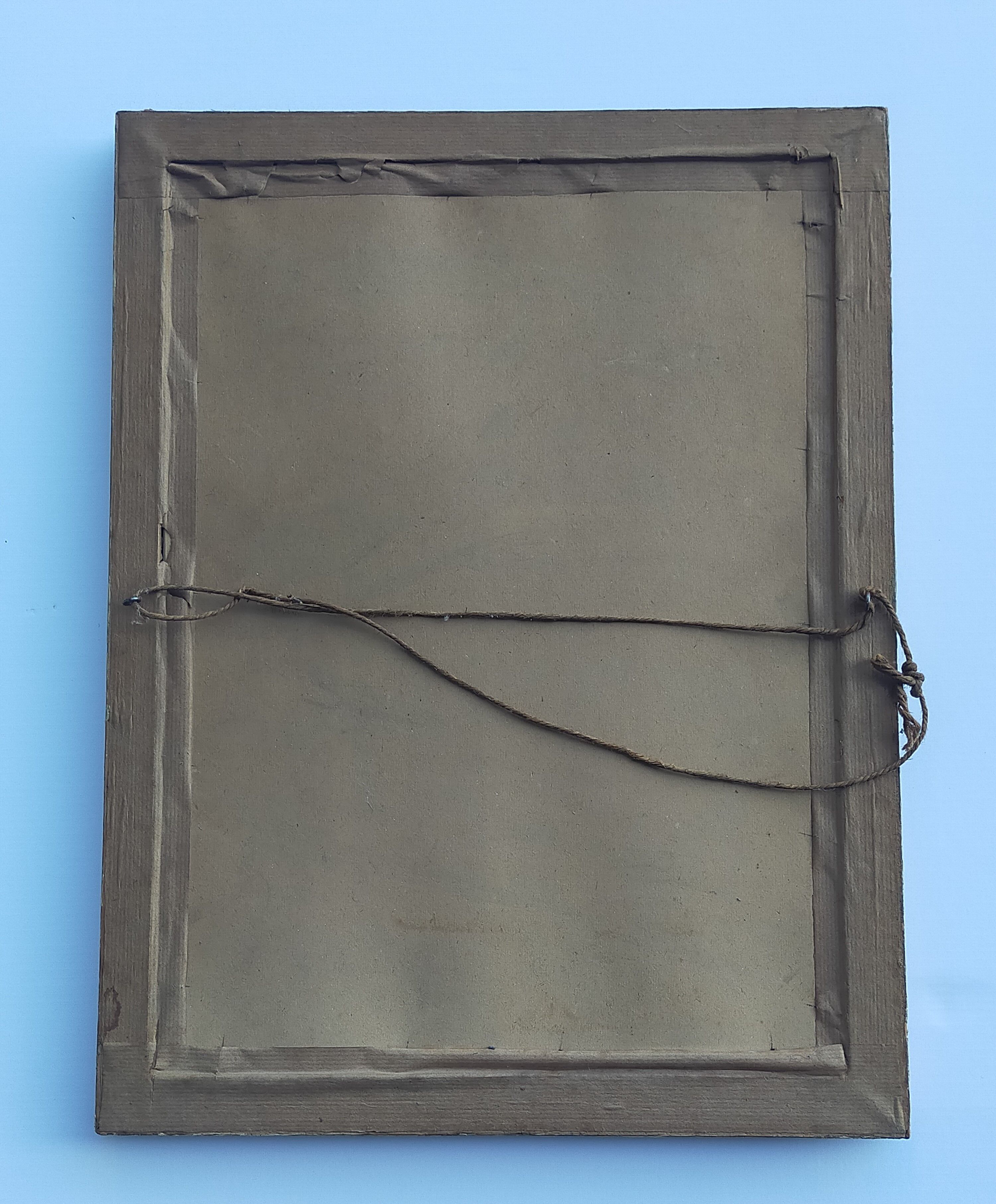 Watercolor painting country village