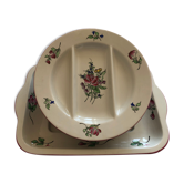 Service à asperge demi porcelaine de Luneville KG