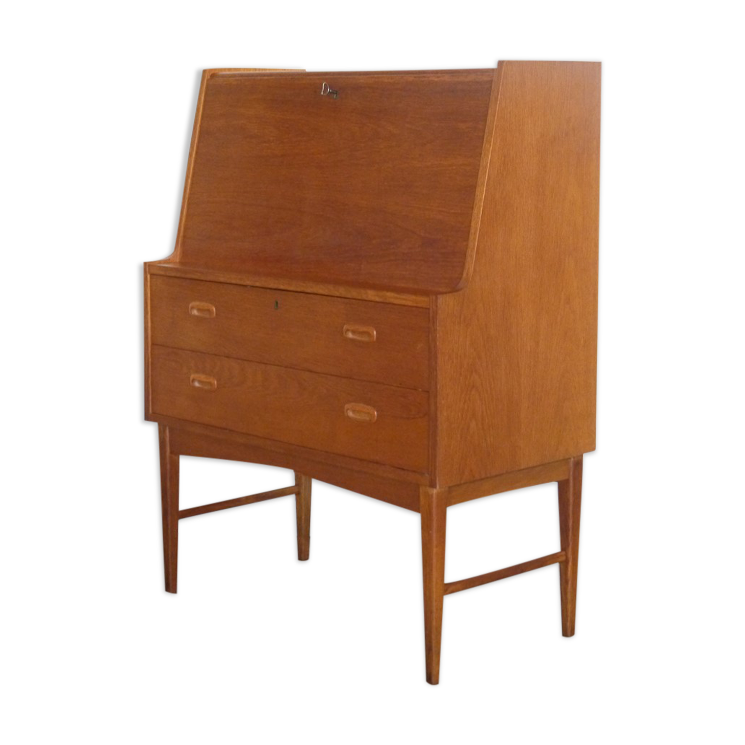 Scandinavian vintage teak secretary 1960