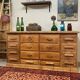 Antique oak hardware cabinet