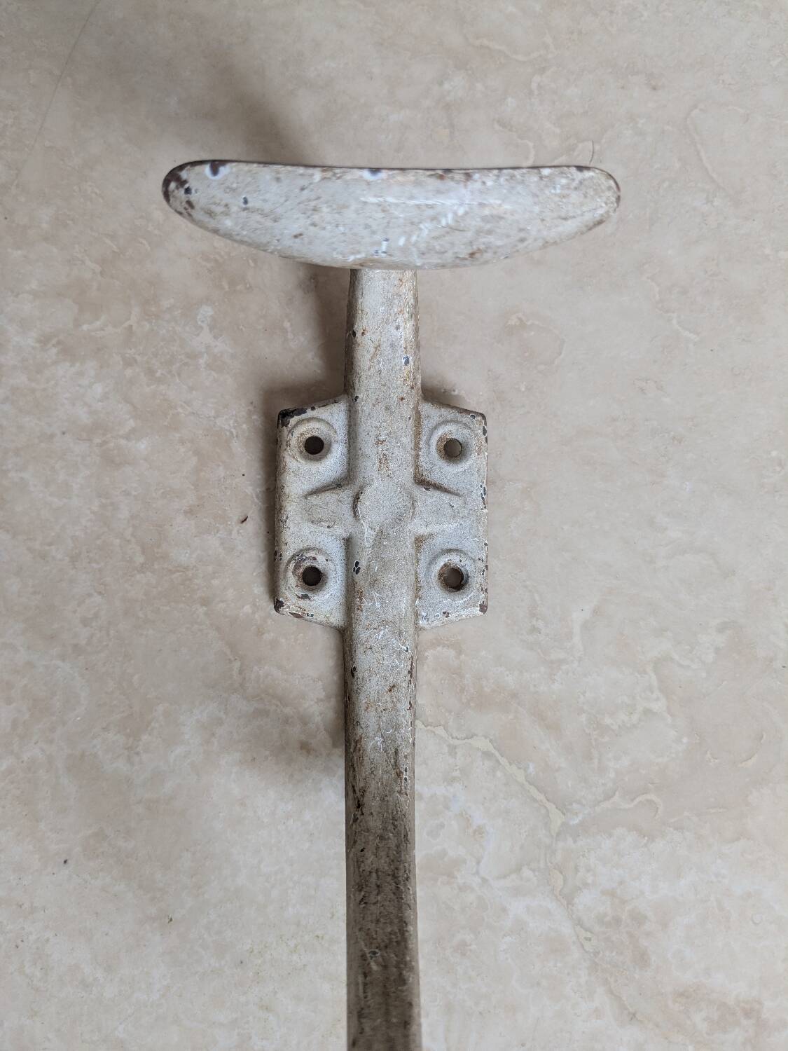 Two vintage coat hooks