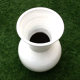Vase blanc forme balustre terre cuite / céramique