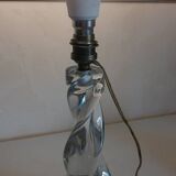 2 Lorraine crystal lamp bases