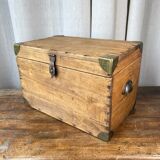 Raw wood tool box