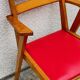 Office armchair with compass legs