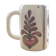 Mug signé décor coeur et fleur rose