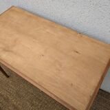 Beech desk / table 2 drawers