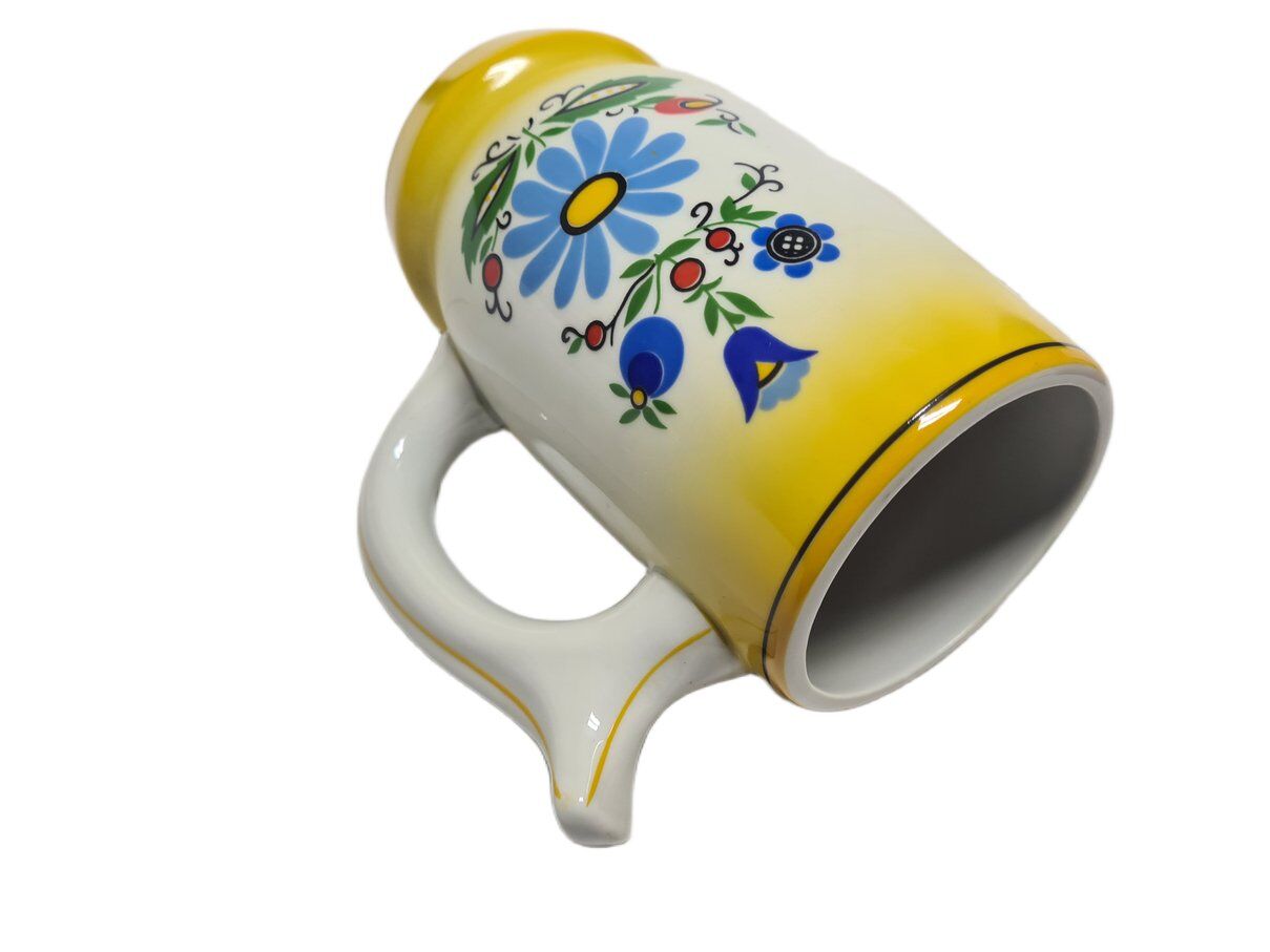 Postmodern beer cup from Lubjana, Poland, 1970s