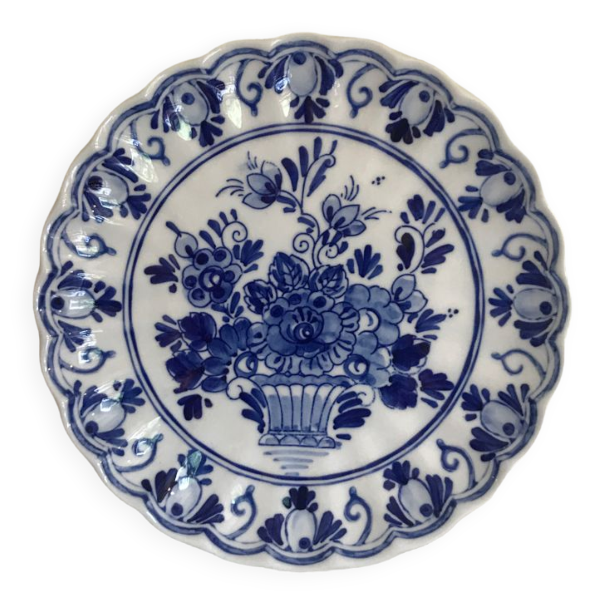 Decorative plate Delft Blue Elesva Holland