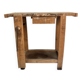 Véritable établi vintage en bois des années 60 estampillé Grenade