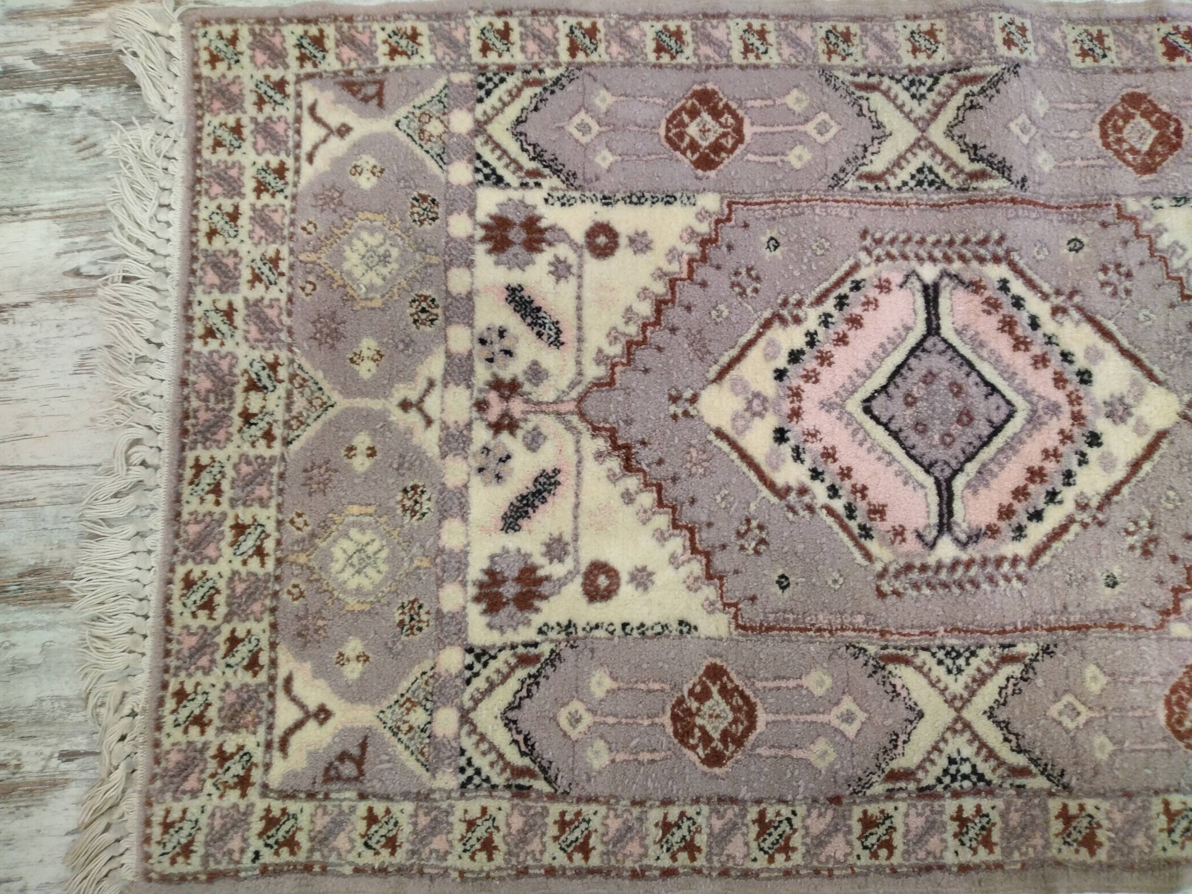 Tapis marocain nouer main Extra supérieur 156x83cm