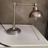 Articulated silver lamp