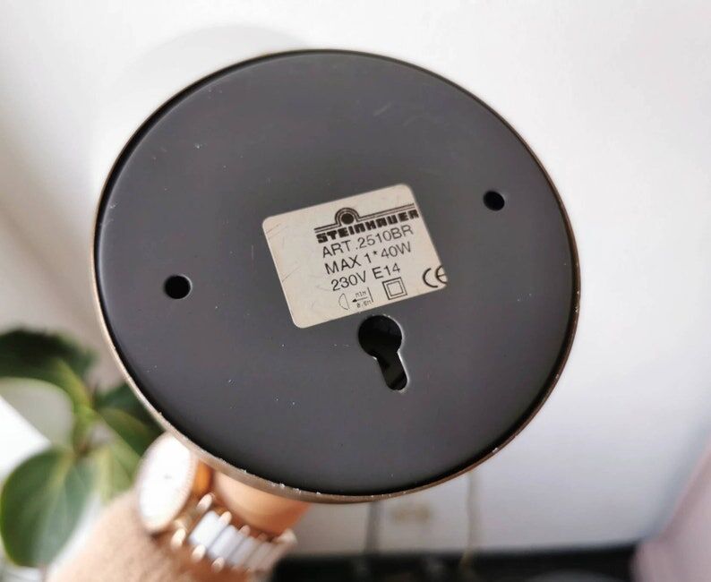 Golden Steinhauer wall lamp, 1980