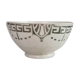 Art Deco iron earth bowl
