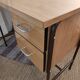 Formica 1960 desk with two drawers