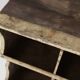 Unique industrial lacquered compartment cabinet with rich patina, France, 1890
