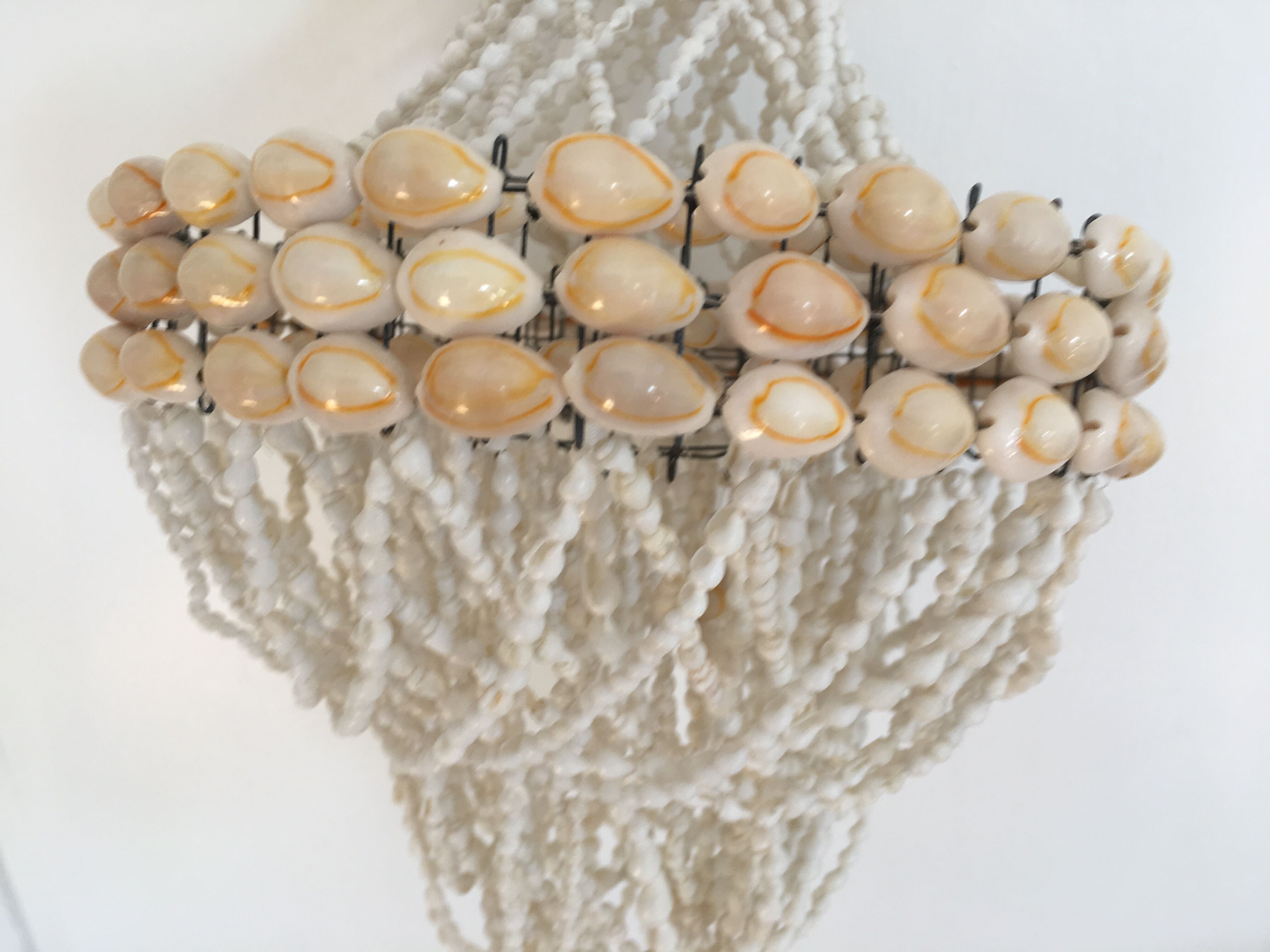 Shell chandelier
