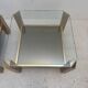 Pair of Belgo Chrom side tables, Belgium 1970s