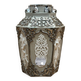 Gray & silver vase