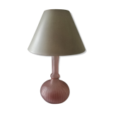 Frosted glass art deco lamp