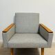 Vintage Grey Armchair from Czekoslovakia 1970’s