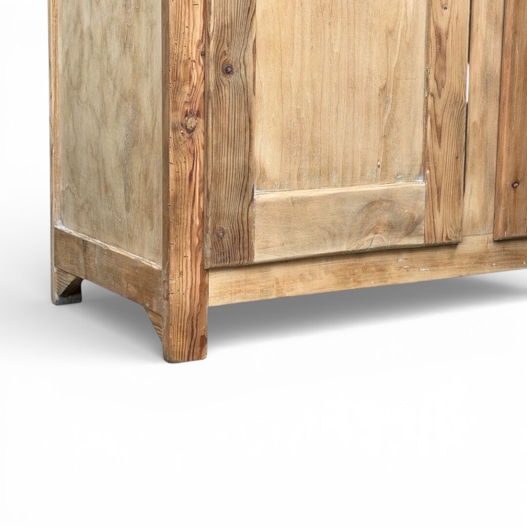 Vintage wooden wardrobe from 1940.