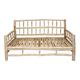 Banquette 2 places en bois avec coussins