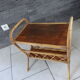 Vintage magazine door in rattan end sofa