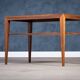 Side Table in Rosewood with Magazine Rack by Severin Hansen for Haslev Møbelsnedkeri, 1950s
