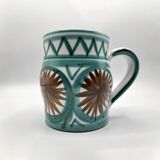 Ceramic mug by Robert Picault, 1960 Vallauris