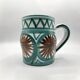 Ceramic mug by Robert Picault, 1960 Vallauris