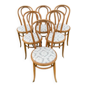 6 Chaises Bistrot Fischel - tissu